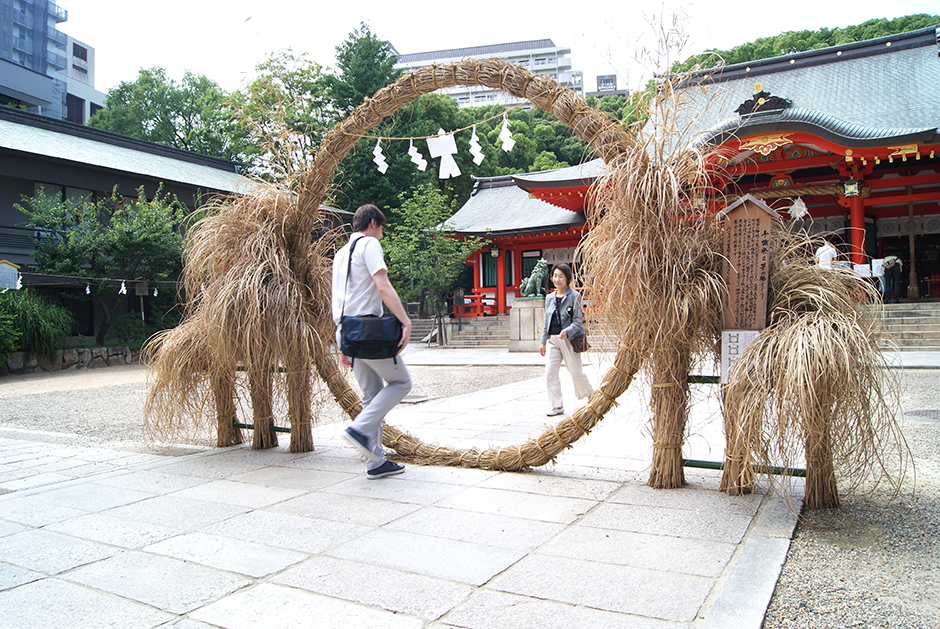 Depending on the nearest holiday, You can see different kind decorations used in the shrine rituals.